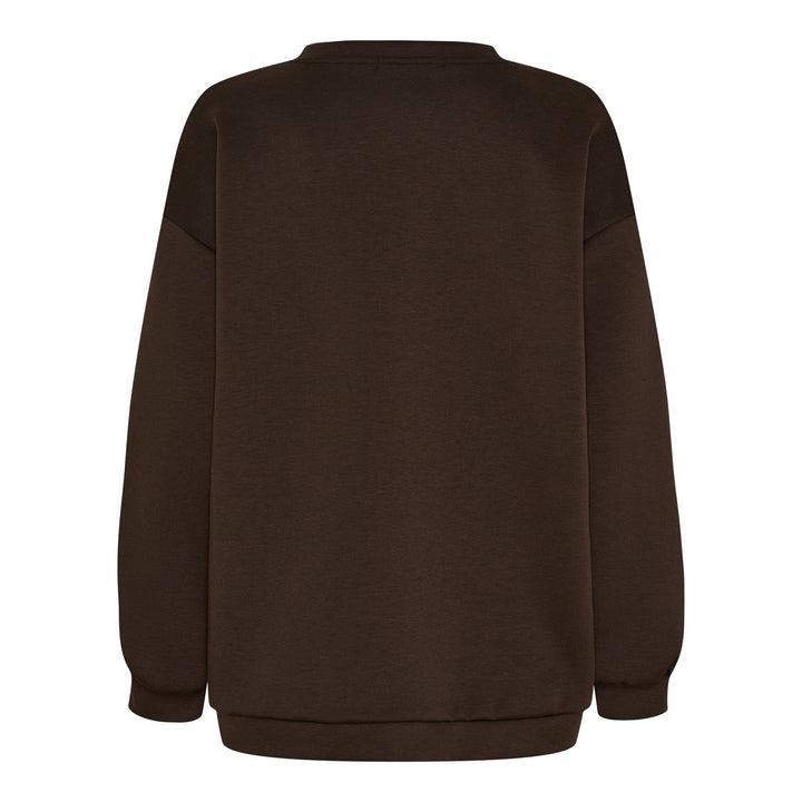 Marta Du Chateau - Mdchibiscus Sweatshirt 22659 - Brown/Yellow Sweatshirts 