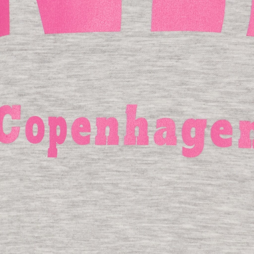 Marta Du Chateau - Mdchibiscus Sweatshirt 22659 - Grey/Pink Sweatshirts 