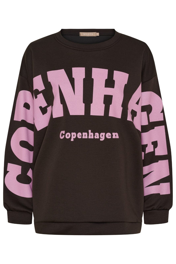 Marta Du Chateau - Mdchibiscus Sweatshirt 22659 - Moro Sweatshirts 