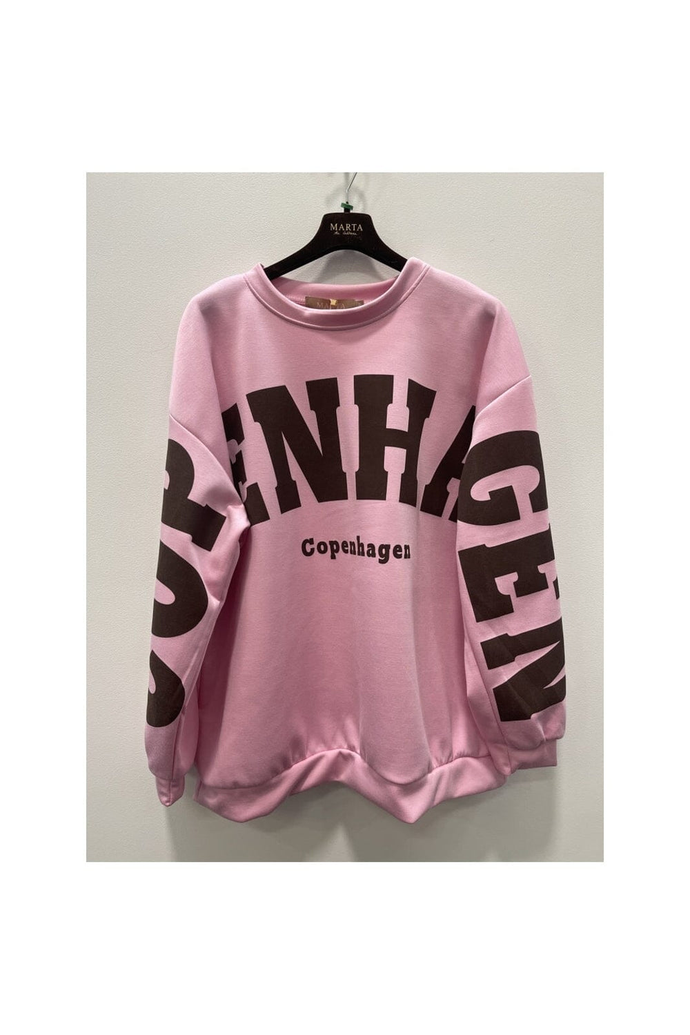 Marta Du Chateau - Mdchibiscus Sweatshirt 22659 - Pink