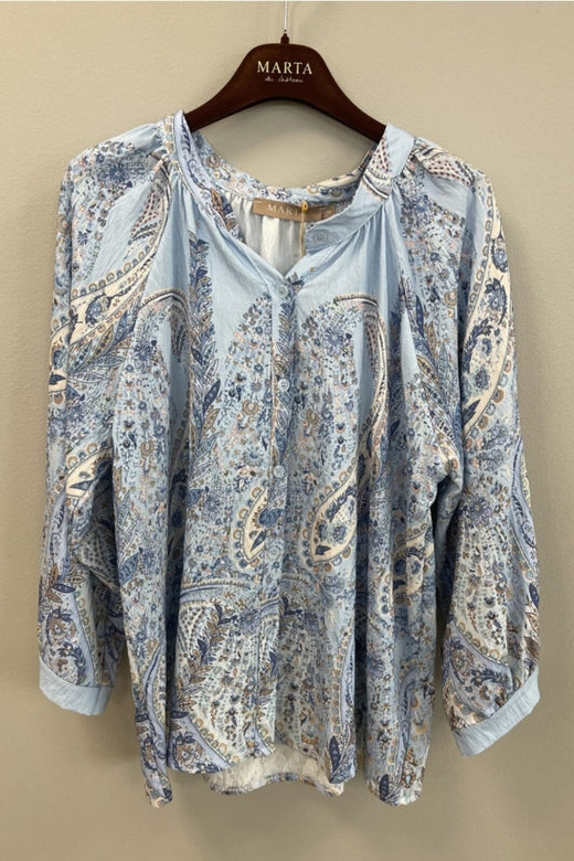 Marta Du Chateau - Mdcjayla Blouse 8103 - Celestegj6812M2N