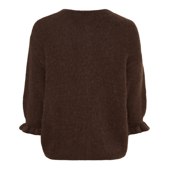 Marta Du Chateau - Mdcjuliana Knit 2413 - Brown2984 Strikbluser 