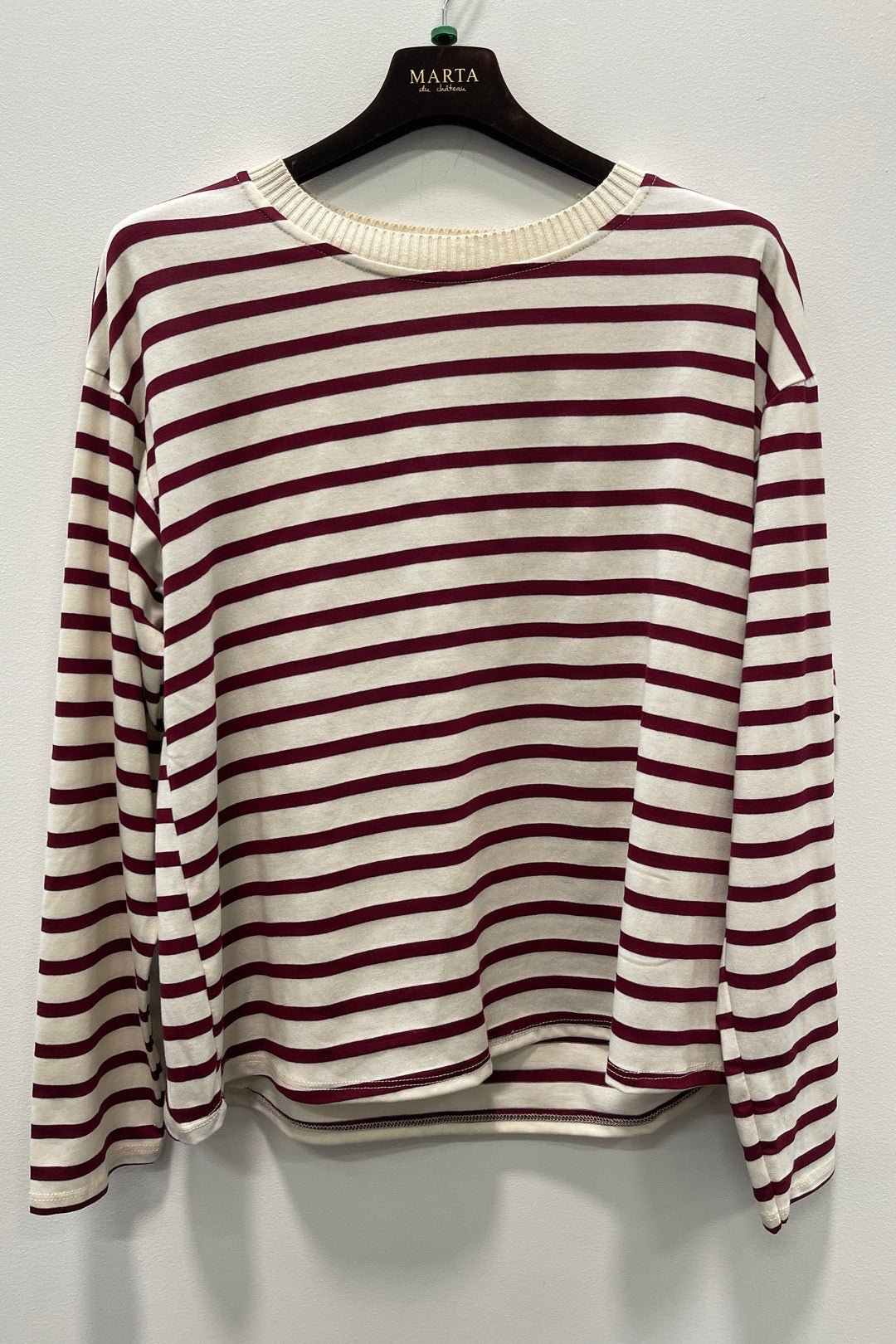 Marta Du Chateau - Mdckara Ls Tee 58709 - Bordeaux T-shirts 