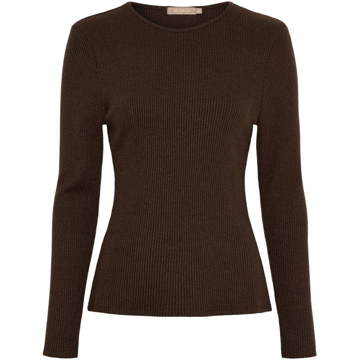 Marta Du Chateau - Mdclunara Ls Tee 38915M - Moro1 Bluser 