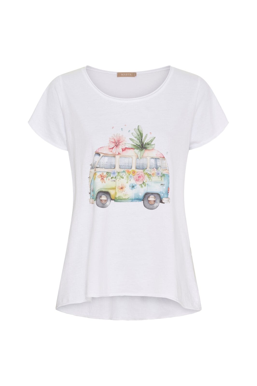 Marta Du Chateau - Mdcmarie T-Shirt 1535 - White Bus