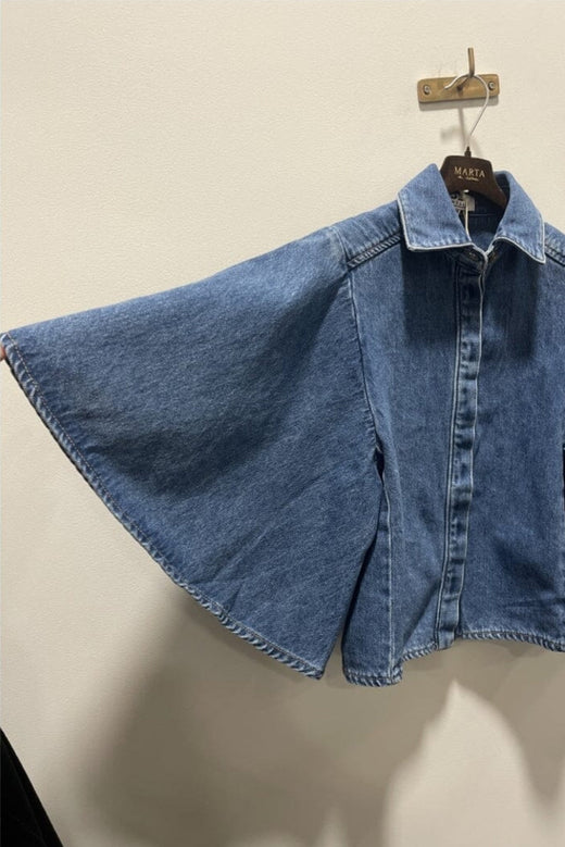 Marta Du Chateau - Mdcmarika Shirt MDC237-V9081B - Blue Denim