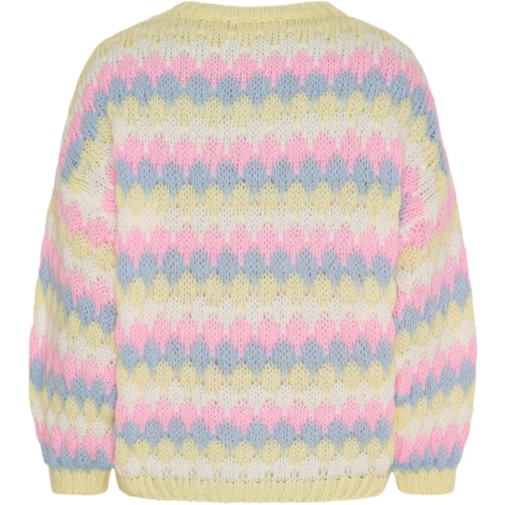 Marta Du Chateau - Mdcmy Knit 9660 - Yellow Strikbluser 