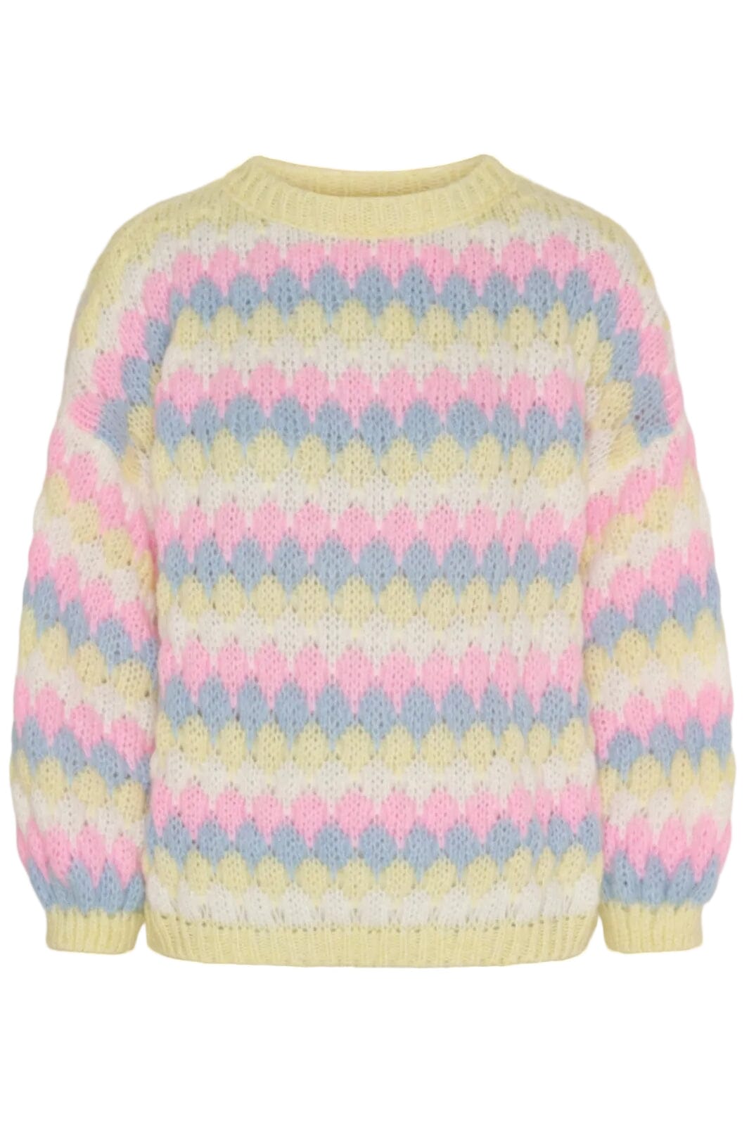 Marta Du Chateau - Mdcmy Knit 9660 - Yellow Strikbluser 