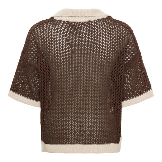 Marta Du Chateau - Mdcnayeli Knit 65032 - Caffe/Corda Strikbluser 