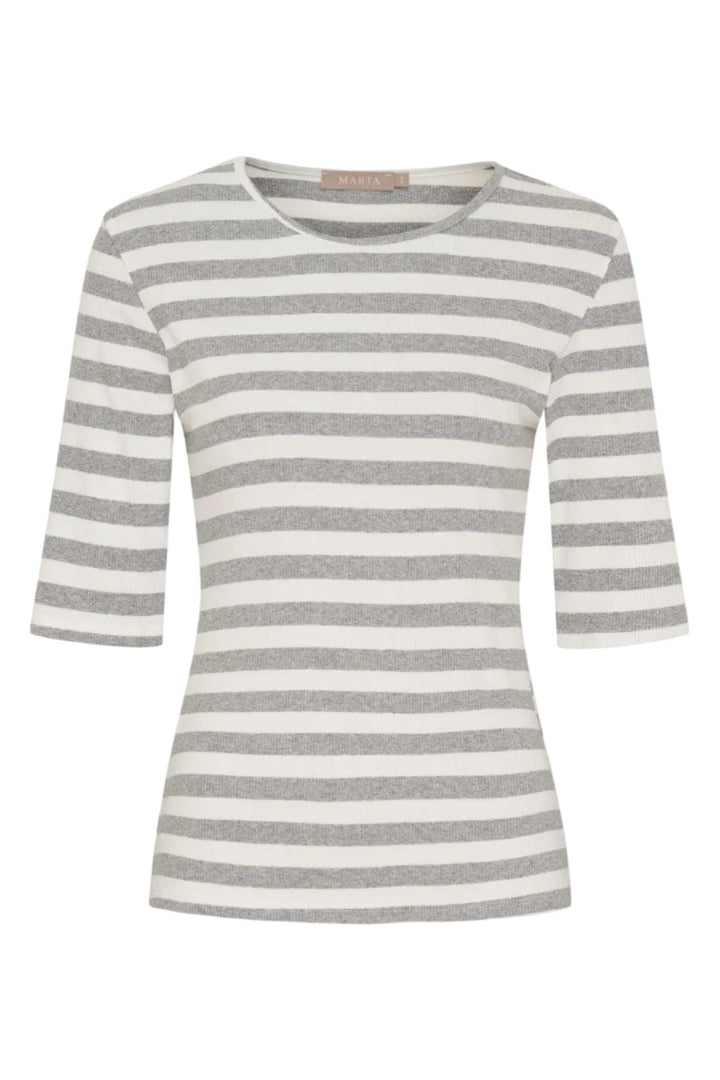Marta Du Chateau - Mdcnena Tee 7524 - Melange10 T-shirts 