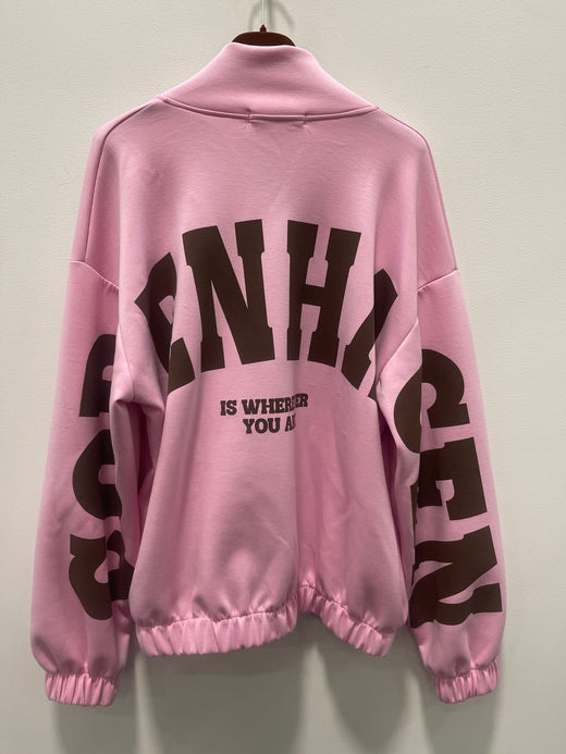 Marta Du Chateau - Mdcnete Cardigan 22669 - Pink/Brown Sweatshirts 