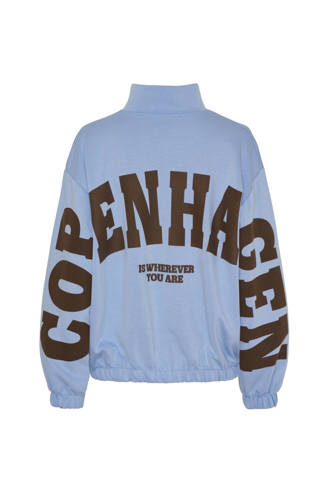 Marta Du Chateau - Mdcnete Cardigan 22669 - Sky Blue/Brown