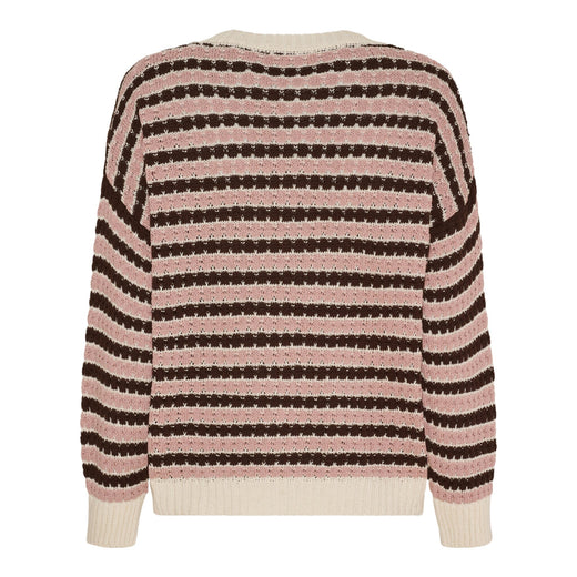 Marta Du Chateau - Mdcnivelle Knit KNA110M - Moro/Antique Strikbluser 