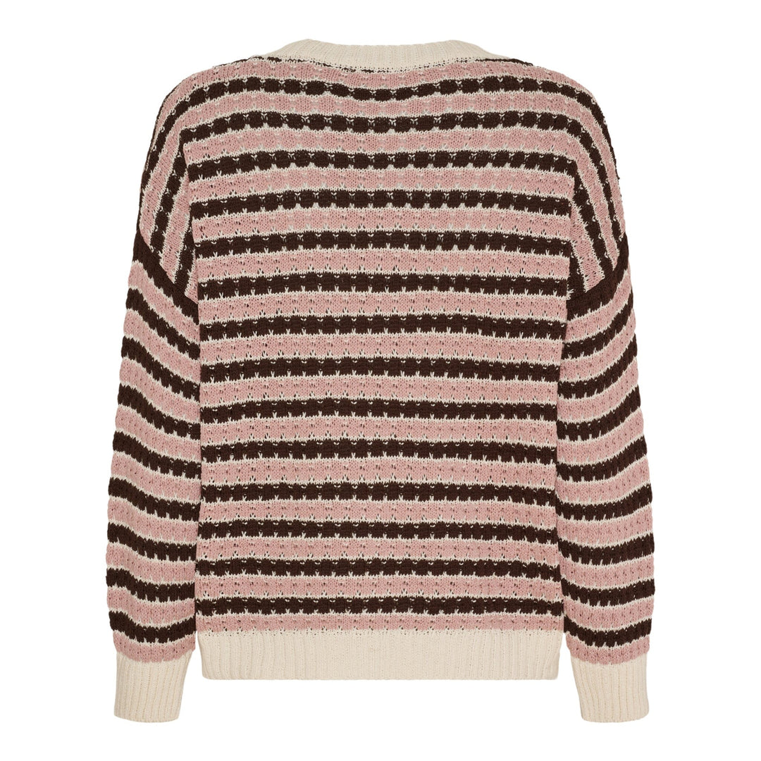 Marta Du Chateau - Mdcnivelle Knit KNA110M - Moro/Antique Strikbluser 
