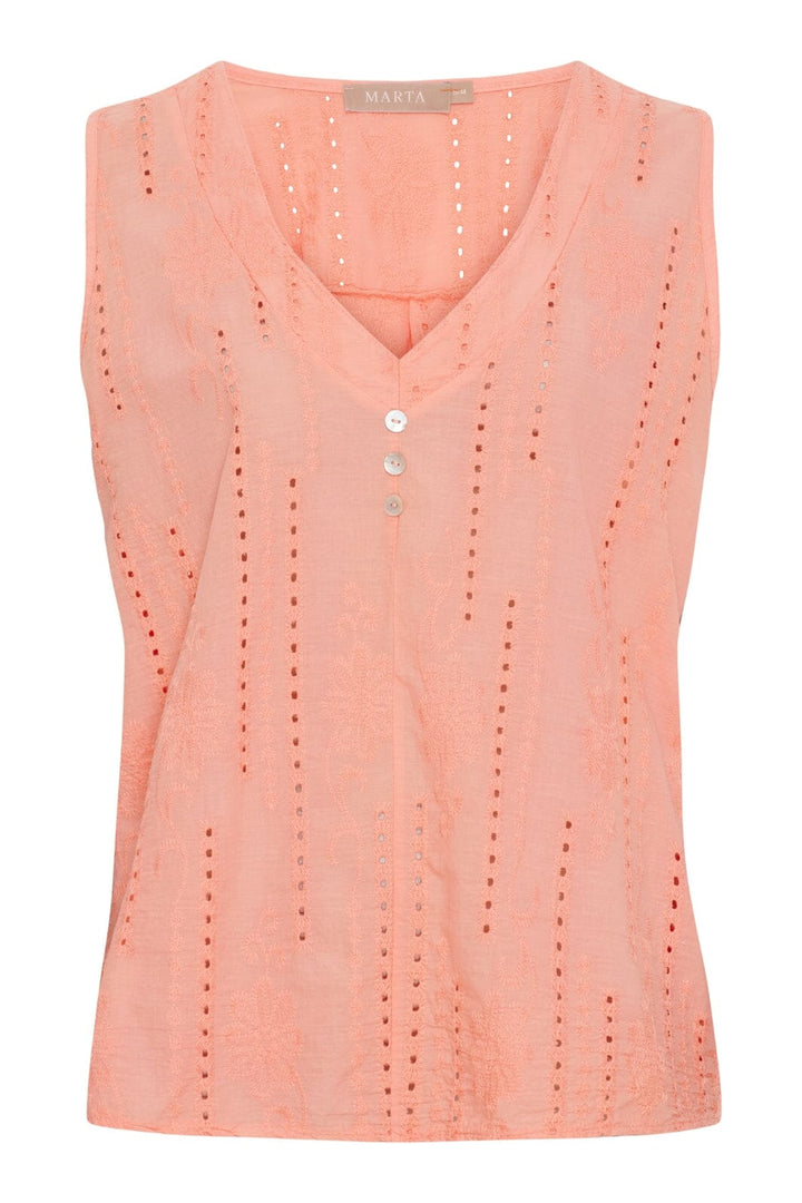 Marta Du Chateau - Mdcperla Top 6261 - Orange703 Toppe 