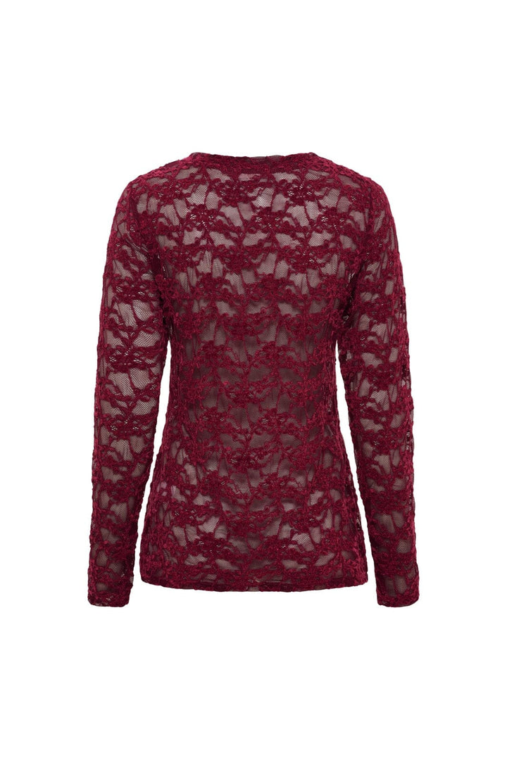 Marta Du Chateau - Mdcprimula Ls Tee 8941 - Bordeaux