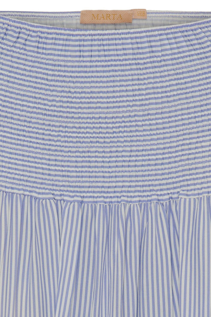 Marta Du Chateau - Mdcprincess Skirt - 1487 Jeans Stripe Nederdele 