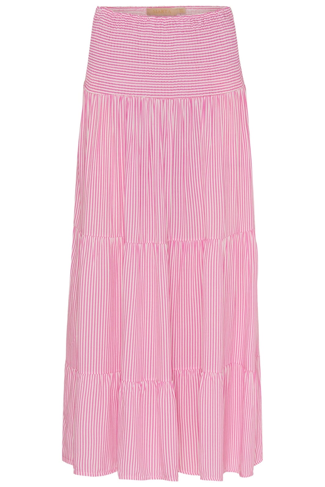 Marta Du Chateau - Mdcprincess Skirt - Print Fuxia Stripe Nederdele 
