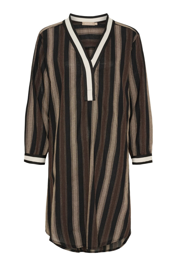 Marta Du Chateau - Mdcsaylor Dress 25231 - Black/Camello2 Kjoler 