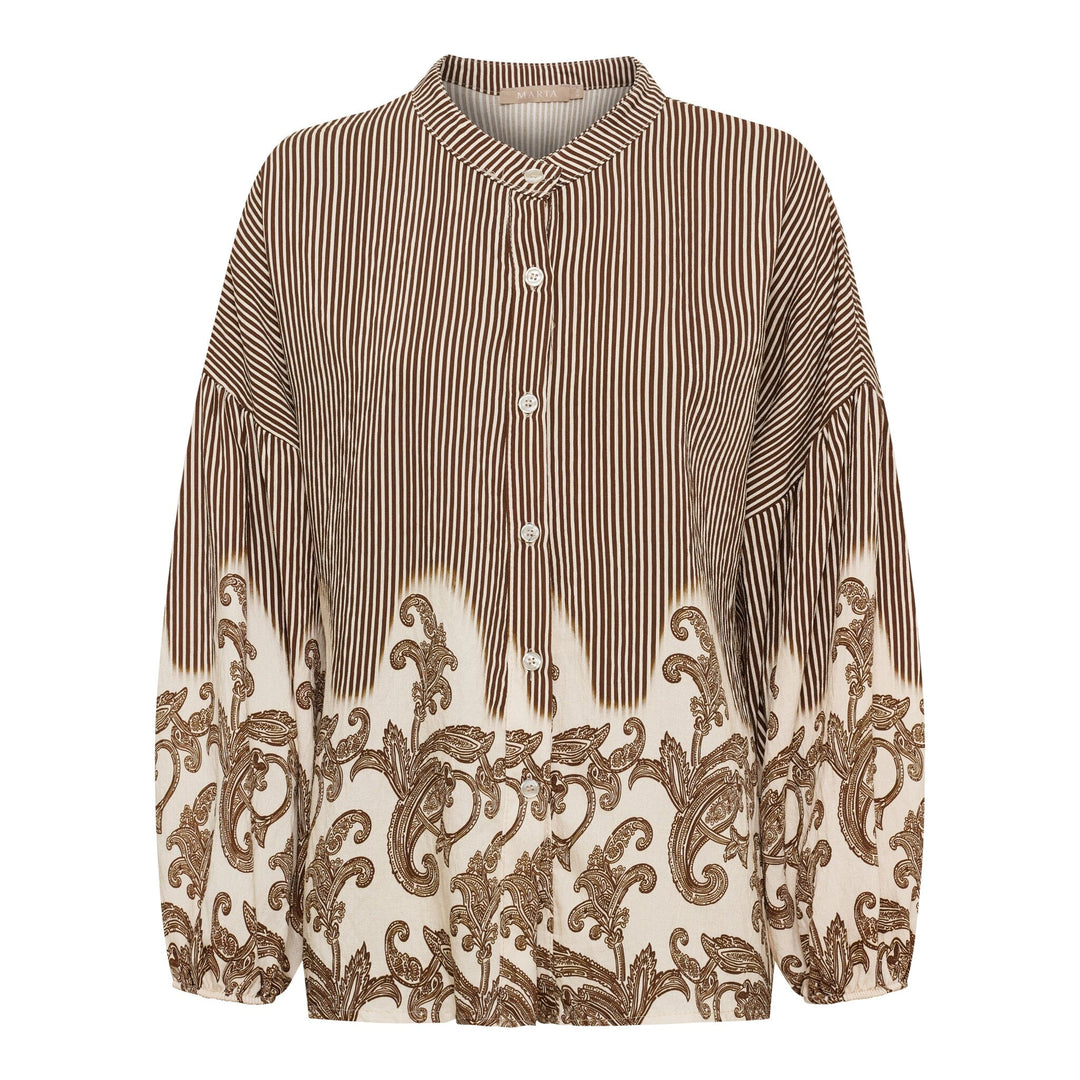 Marta Du Chateau - Mdcsequoia Shirt 8597 - Marrone4602tpe Skjorter 
