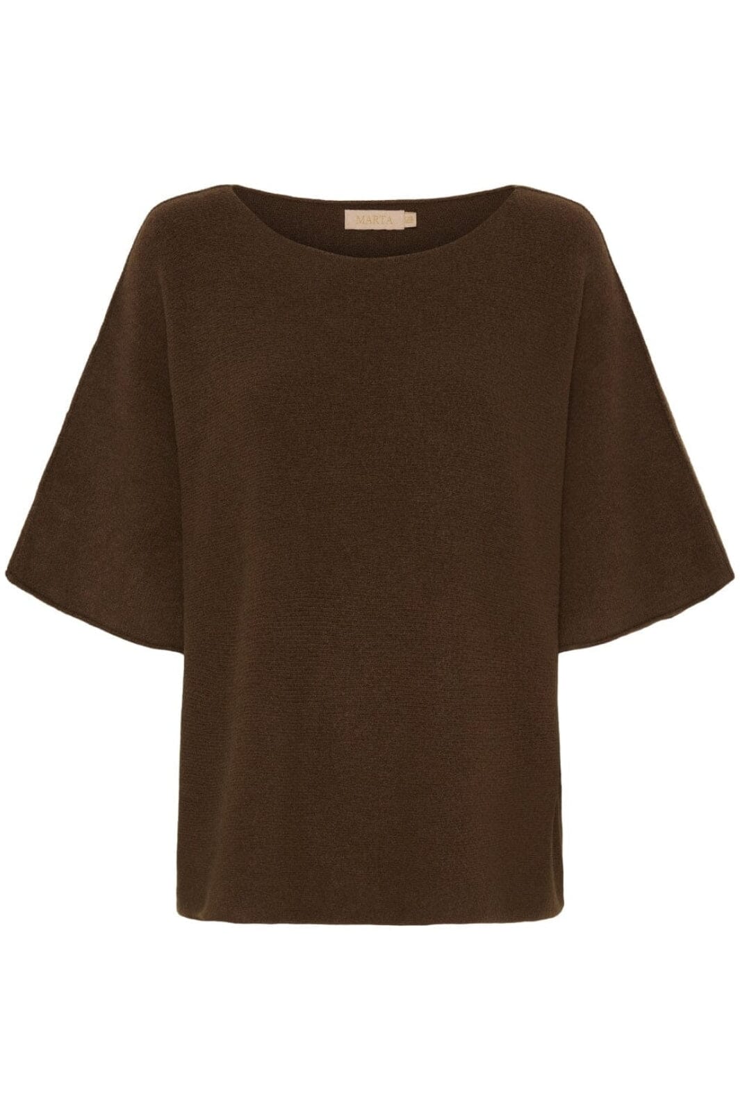 Marta Du Chateau - Mdcsia Knit - 4462 Aw Brown Strikbluser 