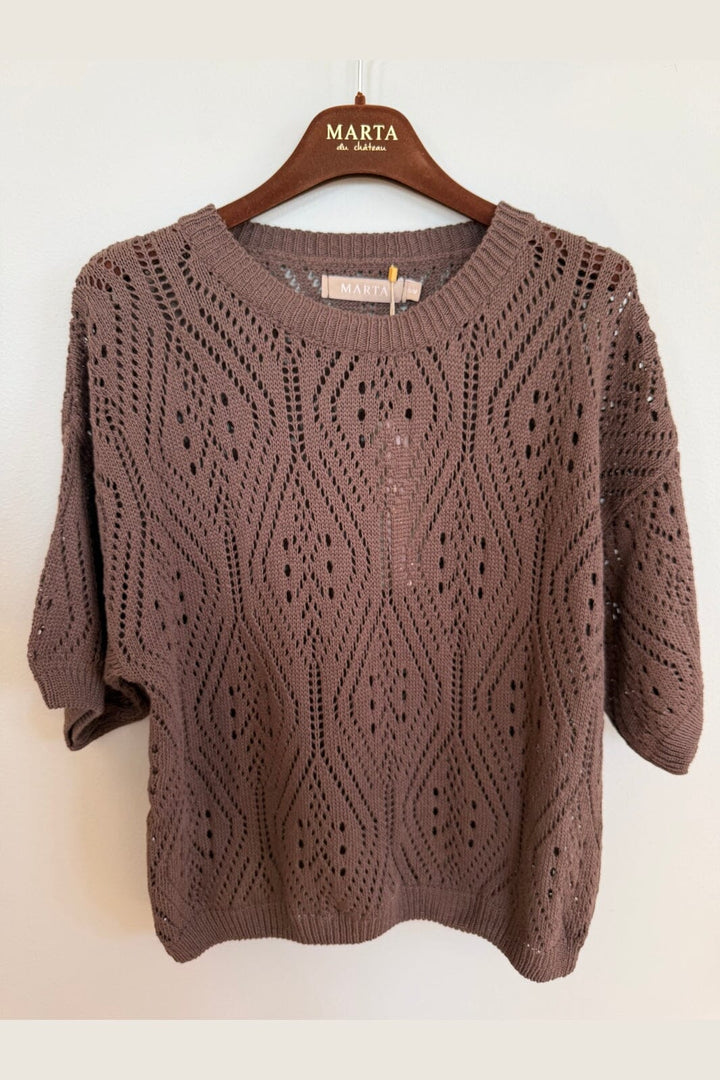 Marta Du Chateau - Mdcvina Knit 6592 - Caffe