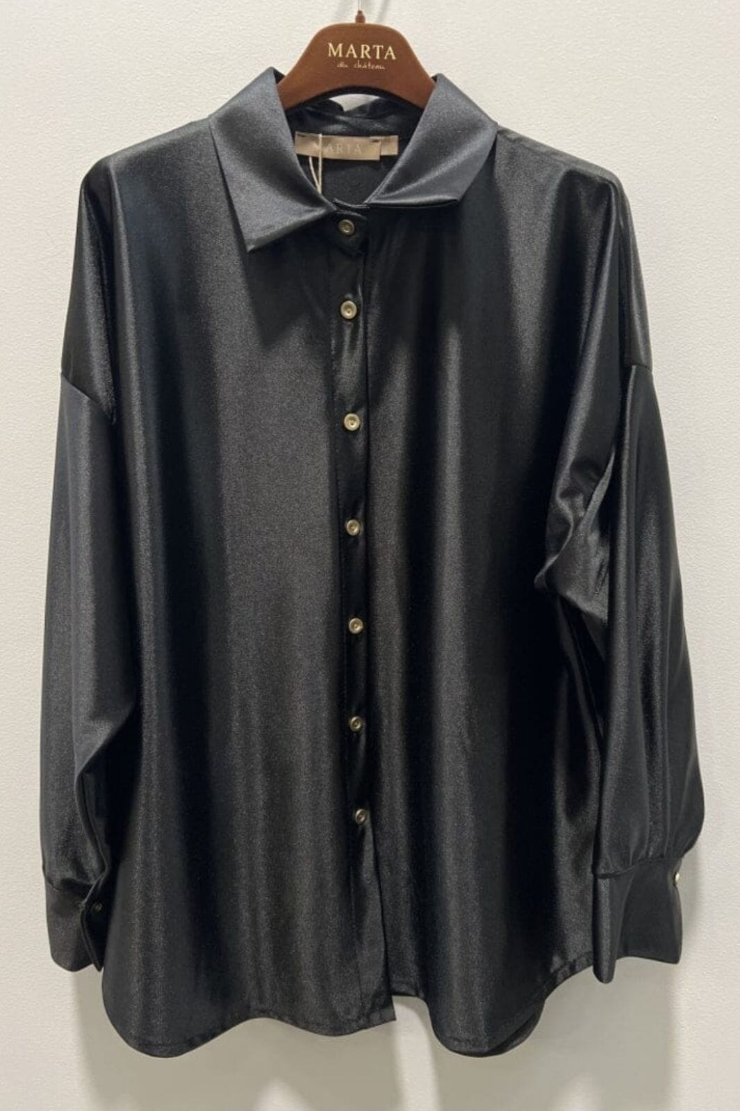 Marta Du Chateau - Mdcyara Shirt 6624R - Black Skjorter 