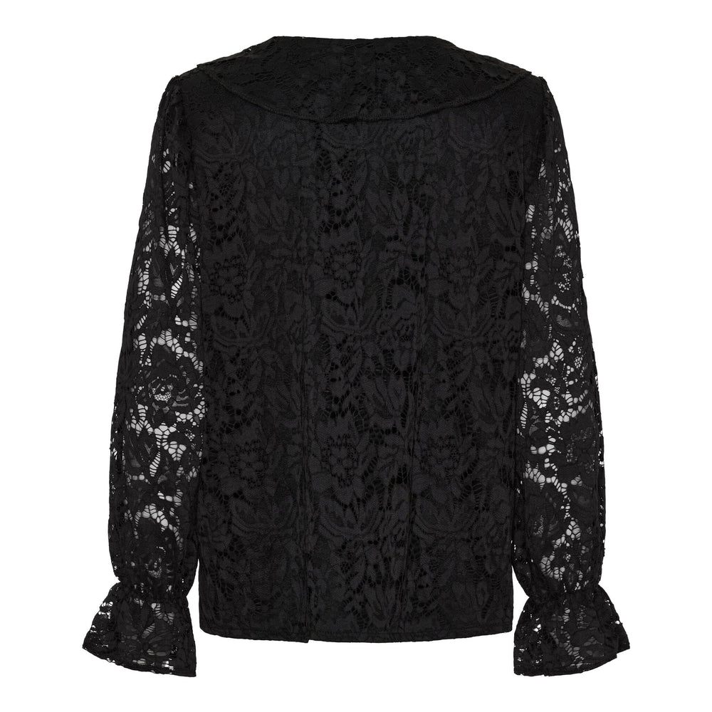 Marta Du Chateau - Mdczara Blouse 7735 - Black Bluser 