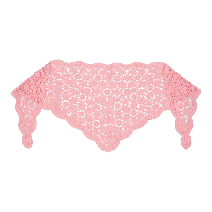Marta Du Chateau - Mdczinnia Lace Hip Scarf BA-3510 - Pink Tørklæder 