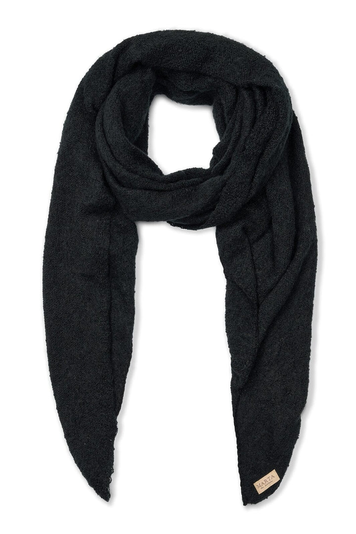 Marta Du Chateau - Scarf - 194007 Black Tørklæder 