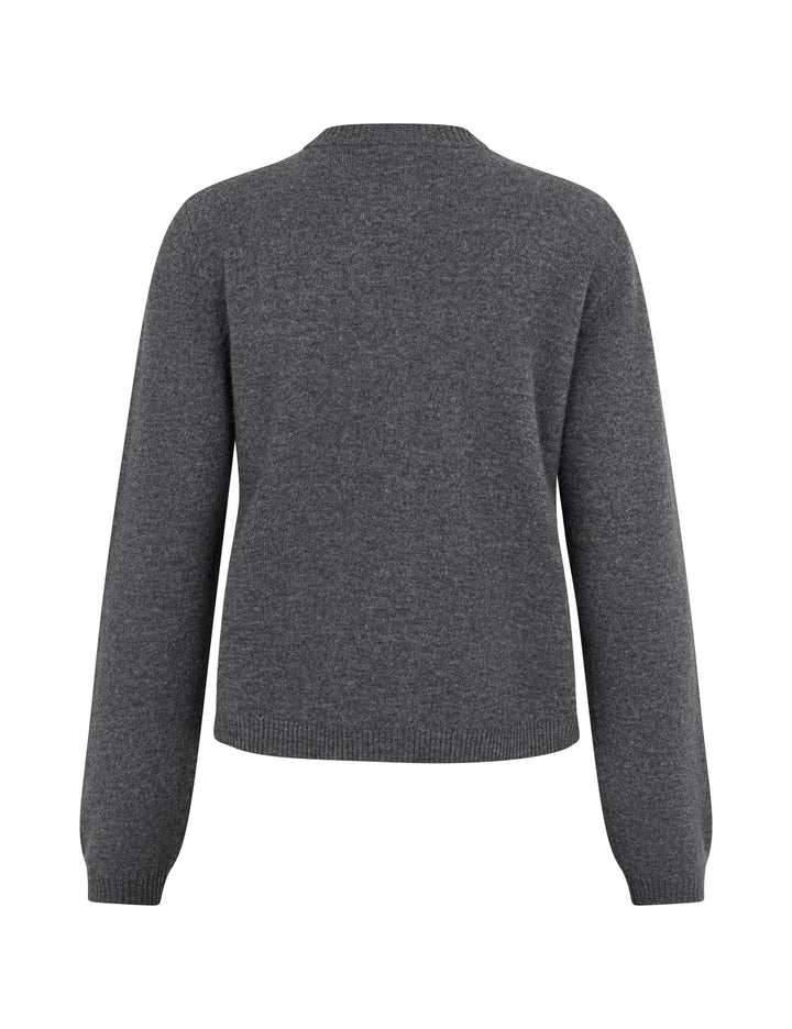 MbyM - Averie-M 63930980 - 671 - Dark Grey Melange Strikbluser 