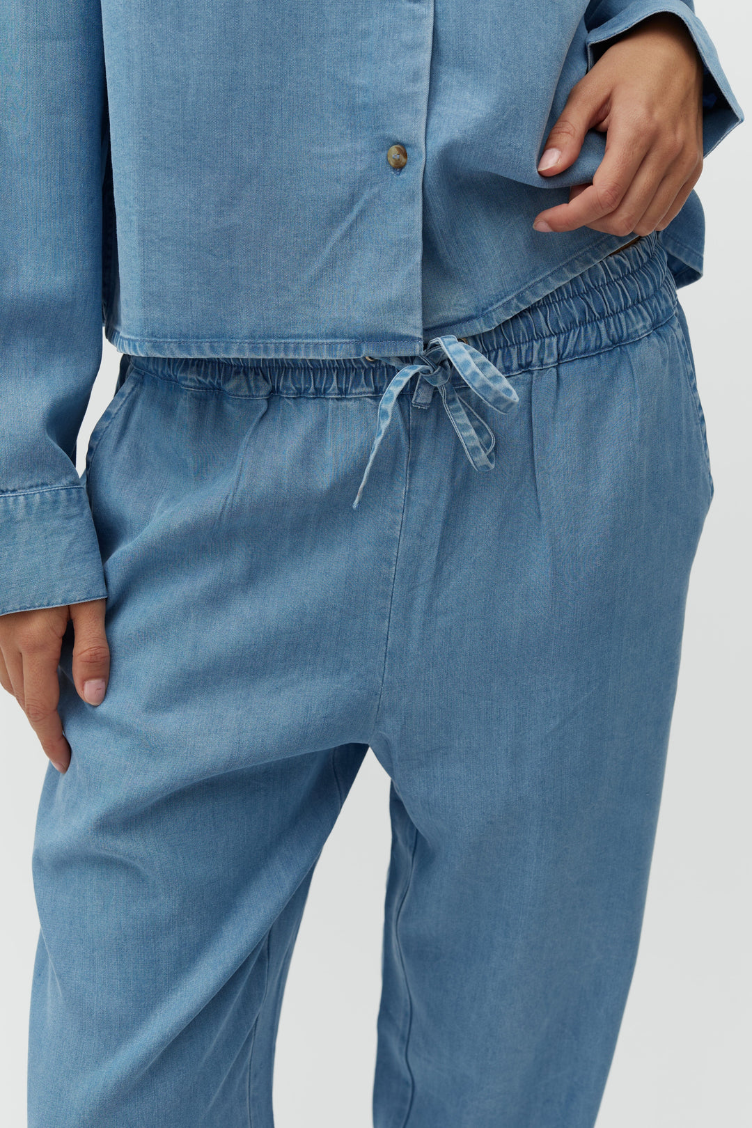 MbyM - Berin-M 58648021 - S98 - Blue Soft Wash Bukser 