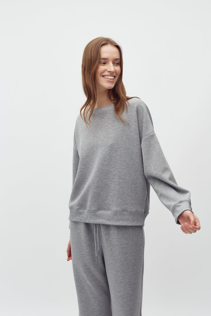 MbyM - Gilli-M 63100726 - H50 - Medium Grey Melange T-shirts 