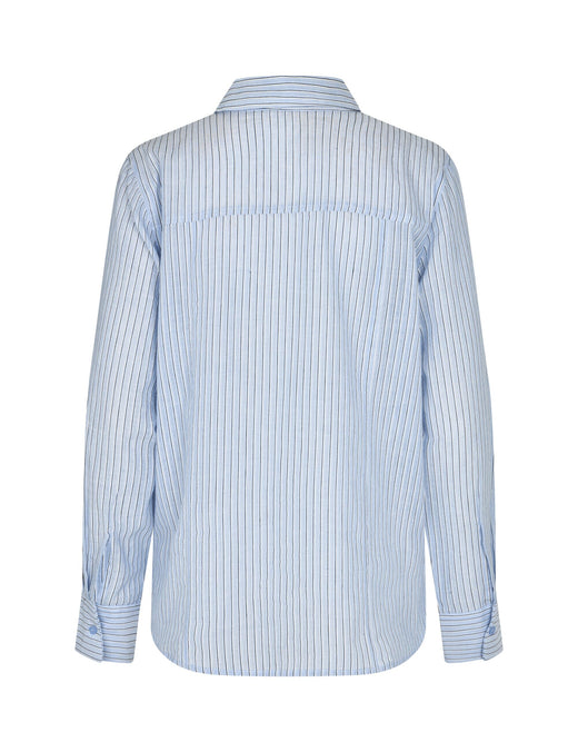 MbyM - Kretina-M 63481331 - Y26 - Blue Brown Stripe Skjorter 