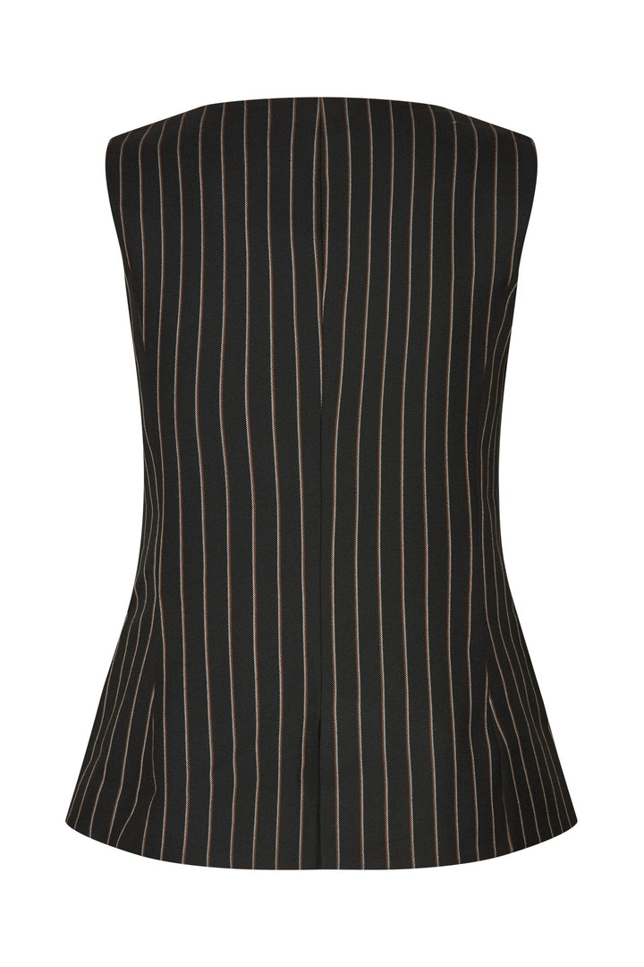 MbyM - Laylin-M 74731514 - Y85 - Black Brown Pinstripe Bluser 