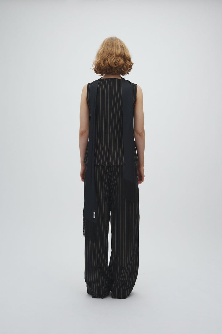 MbyM - Laylin-M 74731514 - Y85 - Black Brown Pinstripe Bluser 