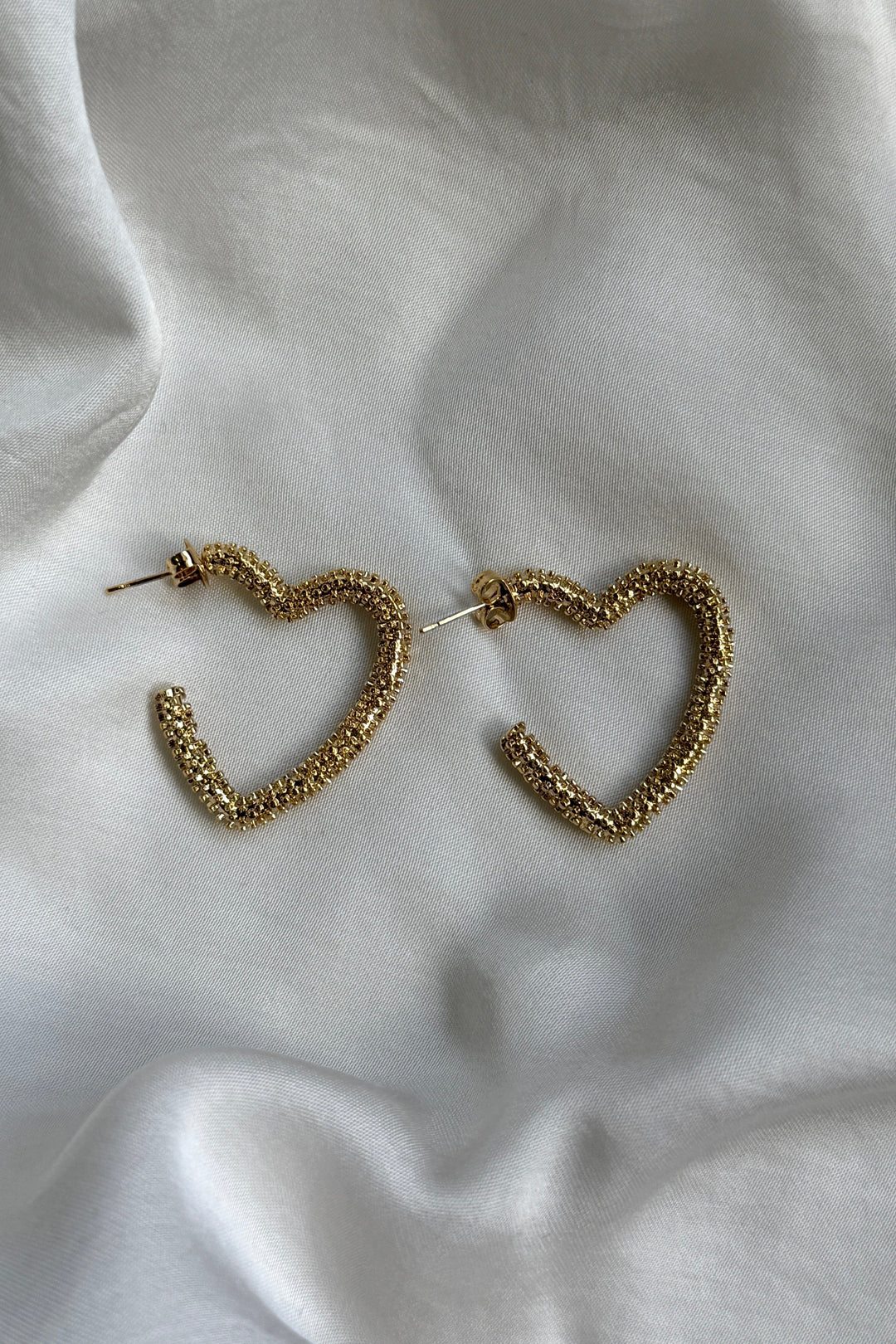 Mellow Moon - Charley Hoop Earrings Bm0506e0580 - Forgyldt Øreringe 