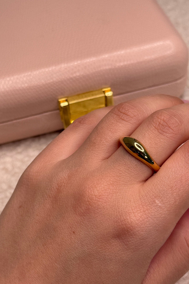 Mellow Moon - Lily Ring - Forgyldt Ringe 
