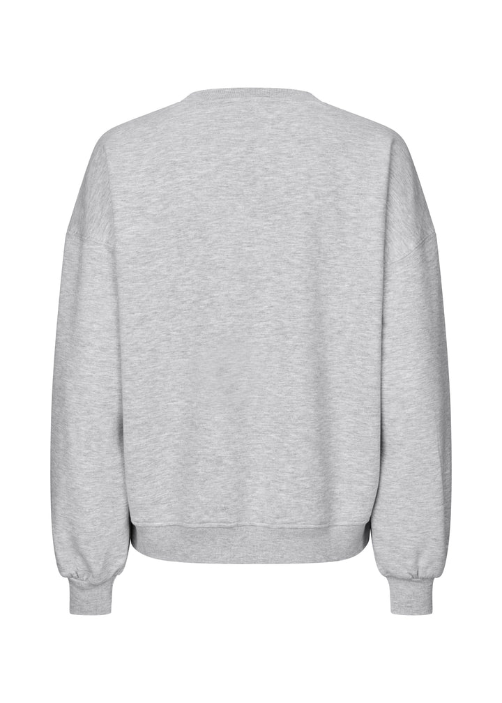 ModströM - Bakirmd Sweat 59282 - 7087 - Grey Melange Sweatshirts 