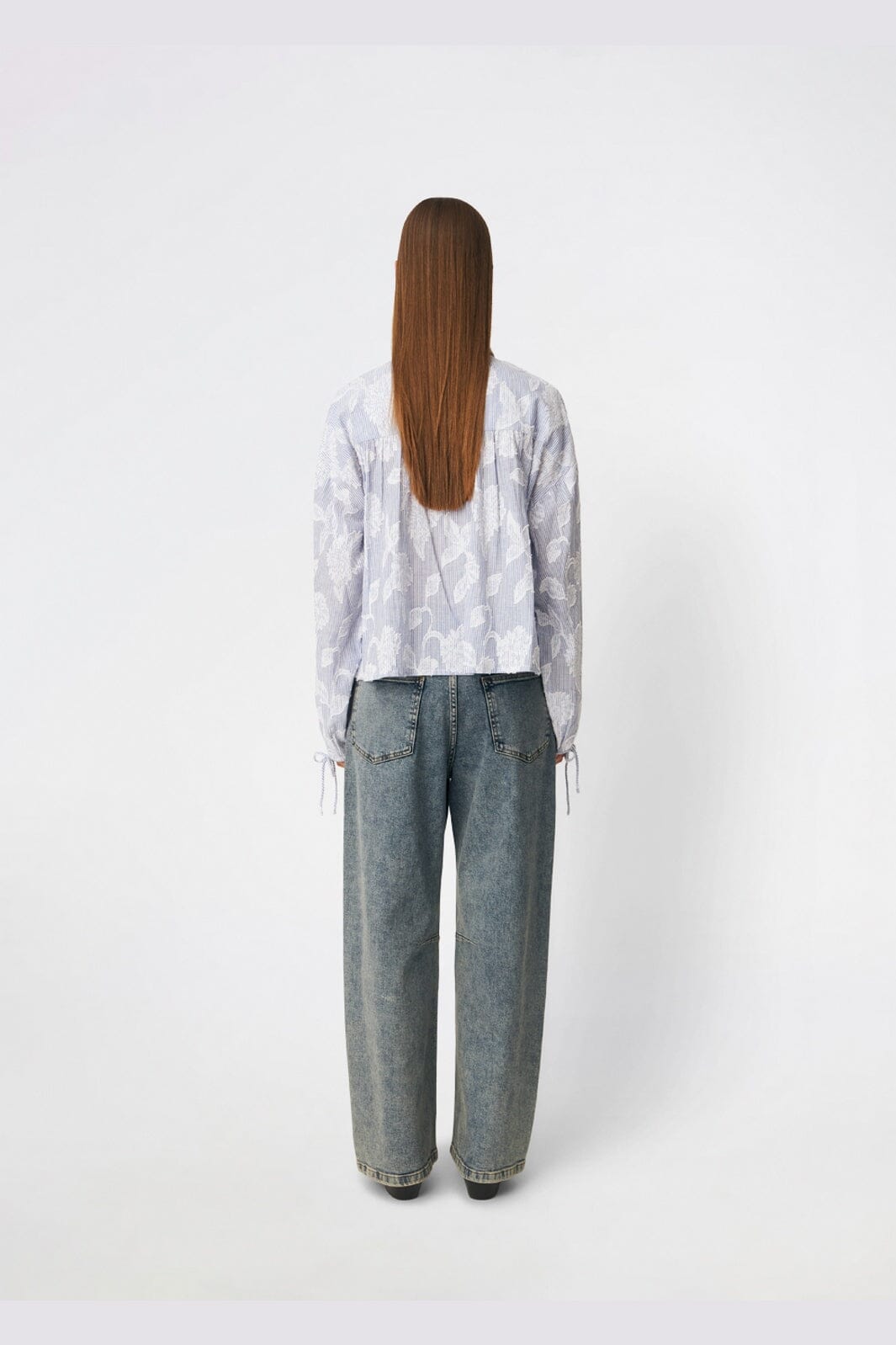 Modström - Cristanmd Shirt 59353 - 11198 - Blue Striped Jacquard