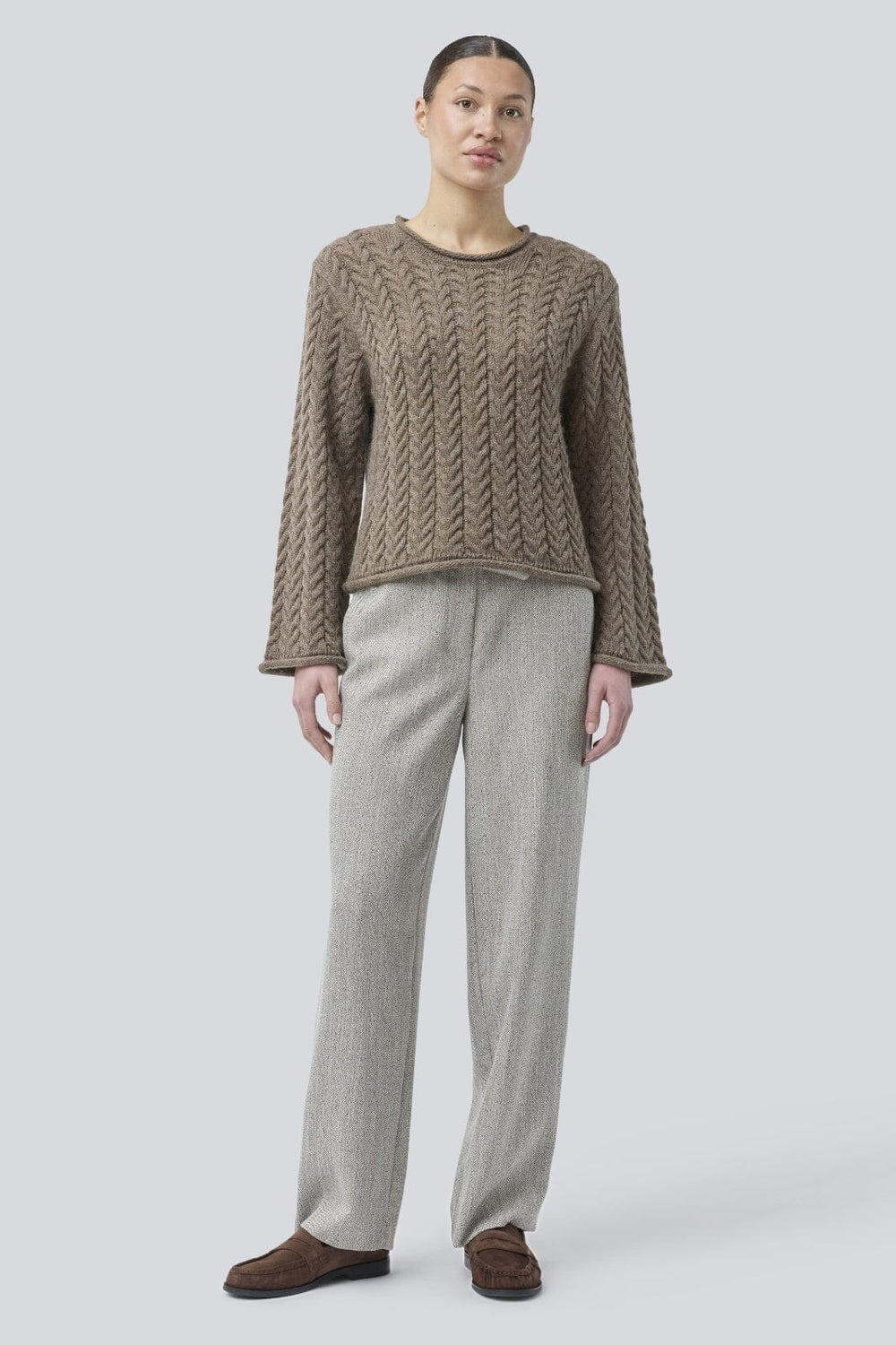 Modström - Kurtismd O-Neck 58122 - 5584 - Chocolate Chip