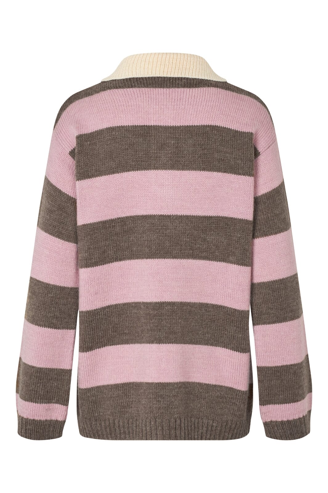 Modström - Pelhammd Stripe Polo 58613 - 12038 - Lilac Chocolate Stripe