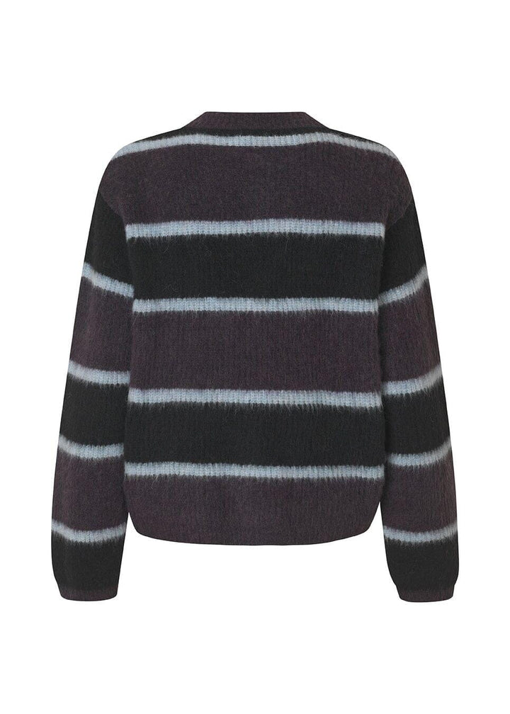 Modström - Rafaelmd Stripe Cardigan 58781 - 12052 - Winter Stripe