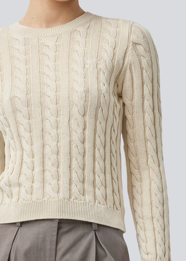Modström - Sabremd O-Neck 58888 - 100 - Summer Sand