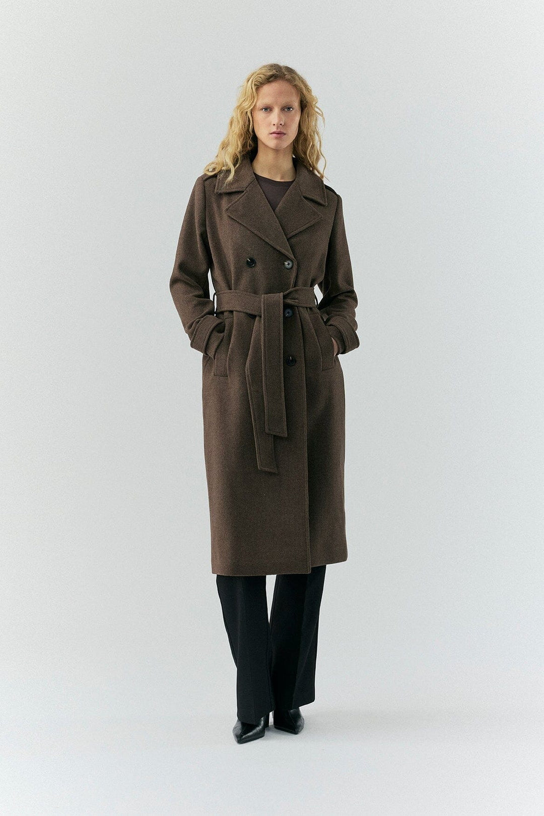 Modström - Shaymd Coat 56505 - 05529 - Chocolate Chip Melange Jakker 