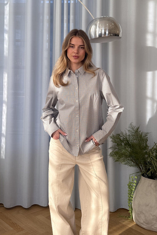 Modström - Ulfamd Shirt 58970 - 11252 - Powder Blue Check Skjorter 