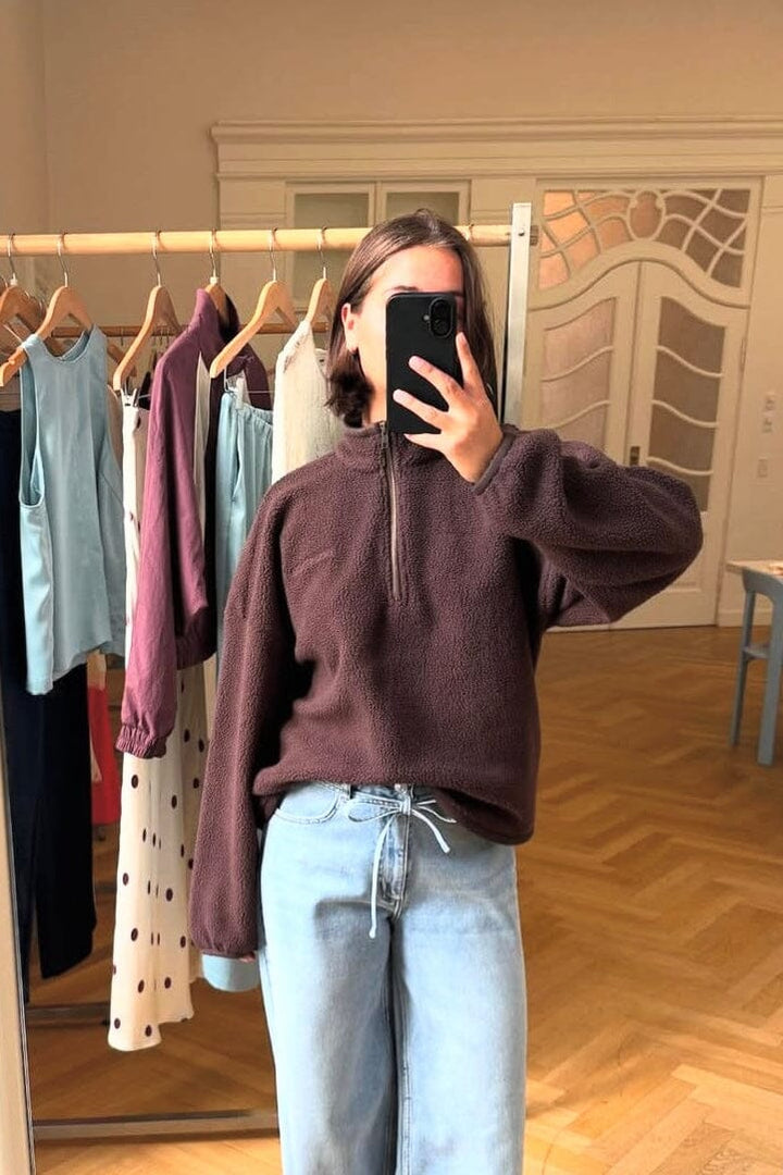 Modström - Urielmd Fleece 59130 - 5508 - Seal Brown Sweatshirts 