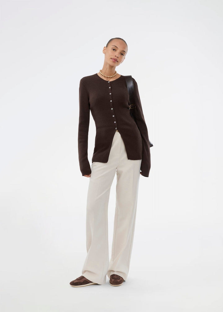 Modström - Uvismd Cardigan 59124 - 5508 - Seal Brown Cardigans 