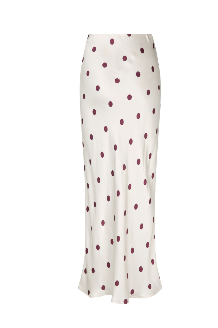 Modström - Vanjamd Print Skirt 58966 - 13634 - Wineberry Dot Nederdele 