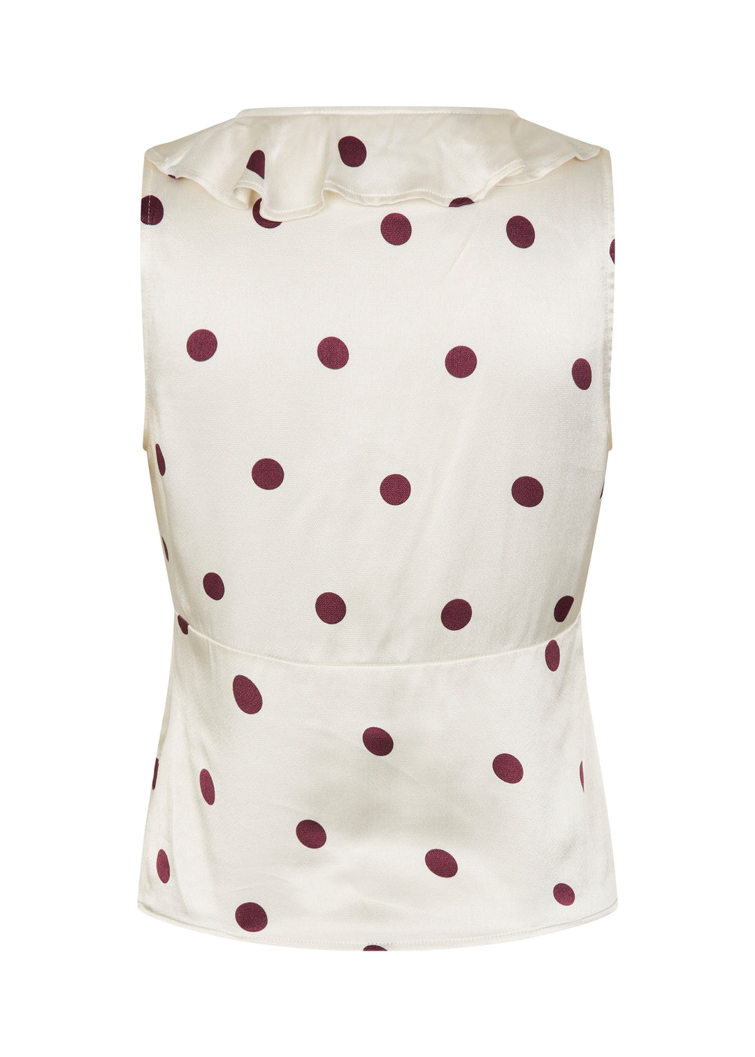 Modström - Vanjamd Print Top 58990 - 13634 - Wineberry Dot Toppe 